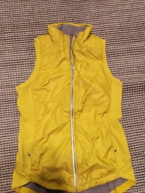 lululemon athletica Yellow Sleeveless Insulated Vest